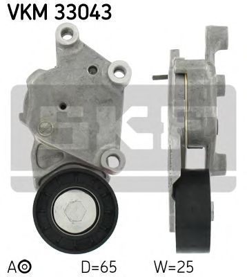 VKM 33043 SKF Натягувач поліклинового ременя1